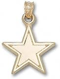 Dallas Cowboys Solid 10K Gold Star 5/8'' Pendant