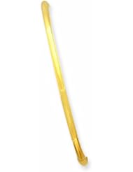14k 3mm Polished And Satin Finish Bangle