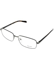Prada Prescription Eyeglasses Frame Unisex PR51NV 9AH Shiny Gunmetal Tortoise