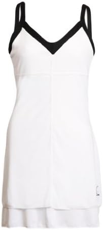 Performance White Tennis Dress with Black Trim, Cruise Control Gear, Size SMALL