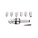 PSI Woodworking Products LTCENTSET 9-Piece Revolving Tailstock Center Set, 2MT