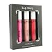 Lip Envy Silk Shimmer Lip Gloss Trio - ( # Bright Pink, # Beige Shimmer, # Scarlet ) - Stila - Lip C