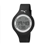 PUMA Men's PU910801017 Loop Large Digital Black White Watch
