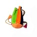 Cowhide Drawstring Coin and Cell Phone Holder Pouch, Assorted Colors