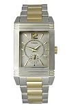 FOSSIL , Men's , Rectangule Silver Dial , Two-Tone Bracelet , Watch # FS4232