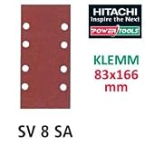 Hitachi SP f. Klemm Schwingschleifer 83x166 K80 Schleifpapier [für Hitachi Schwingschleifer]