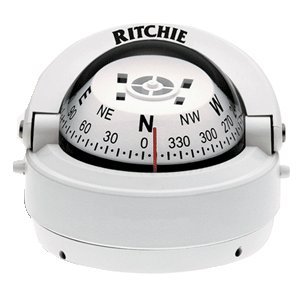 S-53W Explorer Surface Mount Compass (White)