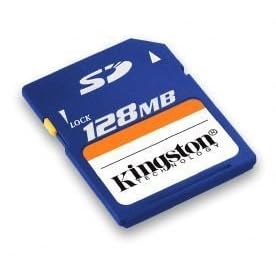 Kingston 128 MB Secure Digital Memory Card (SD/128) (Retail Package)