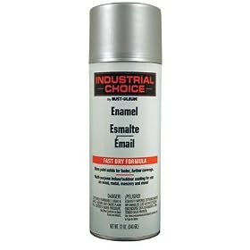 Rust-Oleum - Industrial Choice 1600 System Enamel Aerosols 830 Dull Aluminum Ind. Choice Paint 12Oz. Fil.Wt: 647-1614830 - 830 dull aluminum ind. choice paint 12oz. fil.wt [Set of 6]