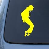 MICHAEL JACKSON SILHOUETTE - Vinyl Decal Sticker #A1623 | Vinyl Color: Yellow