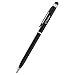 2 in 1 Stylus Pen for iPhone X, 8, 8 Plus, 7/7s Plus, iPad 2017 Pro 9.7 / 10.5, Samsung Galaxy S8/S8 Plus and other Touchscreen Devices by Cellet-Black