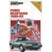 Ford Mustang 1989-92 (Chilton Model Specific Automotive Repair Manuals)