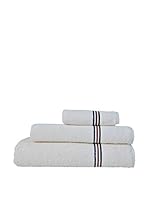 CASUAL AVENUE Toalla Toscana (Marfil/Azul Noche/Rojo Oscuro)