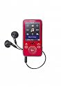 Sony Walkman NWZ-E436FR 4GB Drag & Drop MP4 Video Player with FM Tuner - Red
