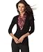 Style&co. Layered-Look Sweater with Floral Inset
