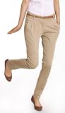 Produkt-Bild: Damen Chino Hosen Bundfalten Hose Gr.36/S 38/M 40/L 42/XL Chinohosen in Schwarz, Beige
