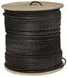 CAT5E, UTP, Outdoor Rated CMX, 350MHz, Solid, 24 AWG, Black, 1000 ft
