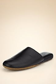 Luxury Leather Mule Slippers