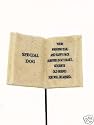 Mini Special Dog Memorial Prayer Book / Plaque / Gravestone