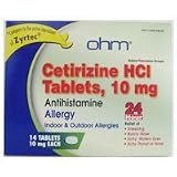 Cetrizine Tablets for Indoor and Outdoor Allergies, 10 mg - 30 ea