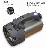 Review Stacks and Stacks  / Super Bright LED and Halogen Spotlight - Handheld (Silver) (7.25
