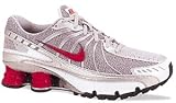Wmns Nike Shox Turbo+ 7-black/black-metallic silver/dark red-white