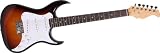 Musician's Gear Musicians Gear Electric Guitar Value Pack, Sunburst