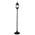 Home Single Head Post Lamp - Black