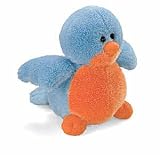 Plush Chatter Box Birds Blue Bird 4.5
