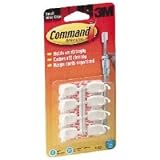 3M Small Cord Clips with Command Adhesive, 8-clip Package