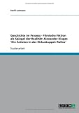 Produkt-Bild: Geschichte im Prozess - Filmische Fiktion als Spiegel der Realit&auml;t: Alexander Kluges 'Die Artisten in der Zirkuskuppel: Ratlos'