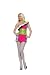 Wicked Rock Star Amy Winehouse Halloween Costume Theme Party Outfit Dress Leg Avenue X-Small, As Shown