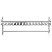 Modern Silver-Tone Brushed Metal Wall Mounted Bathroom/Kitchen Storage Shelf Rack & Towel Bar - MyGift