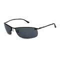 Ray Ban Top Bar Square Shiny Black Polarized (rb3183-00281)