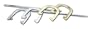 Halex Platinum Horseshoe Set In Chrome And Brass Finish
