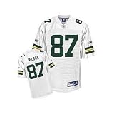 Reebok Jordy Nelson Green Bay Packers White Authentic Jersey Size 48/M