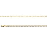 ITALY 14K GOLD CHAINS REGULAR - MARINER CONCAVE 065 - Width: 3.0mm - Length: 18