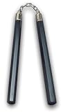 Nunchaku 12" Black Octagon