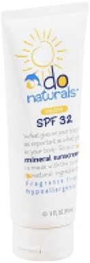 Dolphin Organics Naturals Spf 32 Fragrance Free Mineral Sunscreen 3 Fl Oz
