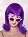 Peggy Sue Wig in Purple by West Bay