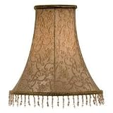 Medium Paisley Lampshade with Beaded Trim from Destination Lighting