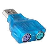 USB to Dual PS/2 Connector Adapter