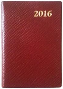 Charing Cross Diary D732L For Year 2016 Leather 3" x 2 1/2" (Magenta)
