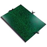 Exacompta - Carton à dessin Annonay avec 3 paires de cordons - 37x52cm - Marbré Vert - Lot de 5 Image du produit