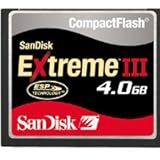 SanDisk Extreme III 4 GB CompactFlash Memory Card SDCFX3-004G-A31