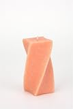 Twisted Pillar (6-inch) Peach Candle