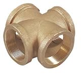 Merit Brass 3/8npt Cross 304 Ss 150lb Thrd Fitting