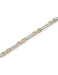 14kt Yellow Gold Channel Set Diamond Bracelet 1.00ct TW