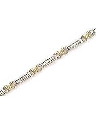 14kt Yellow Gold Channel Set Diamond Bracelet 1.00ct TW