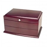 The Megan Jewelry Box - by Mele - 0078611 (Cherry Finish) (6H x 11.5W x 7.5D)